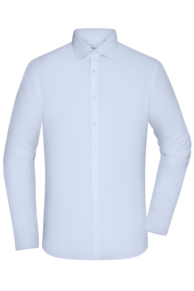 Men's Shirt - SLIM FIT - - Light-blue (ca. Pantone 650C)