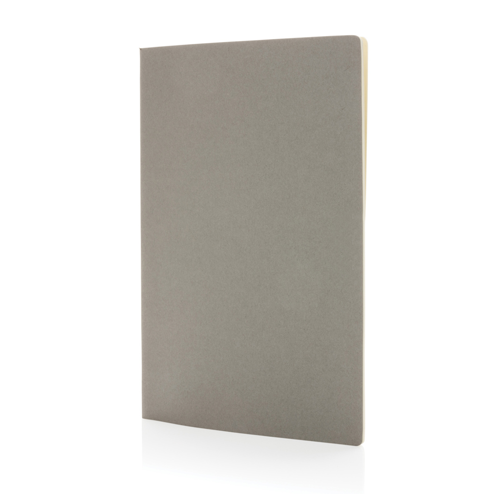 A5 Softcover Notizbuch - grau (± PMS 2332C)