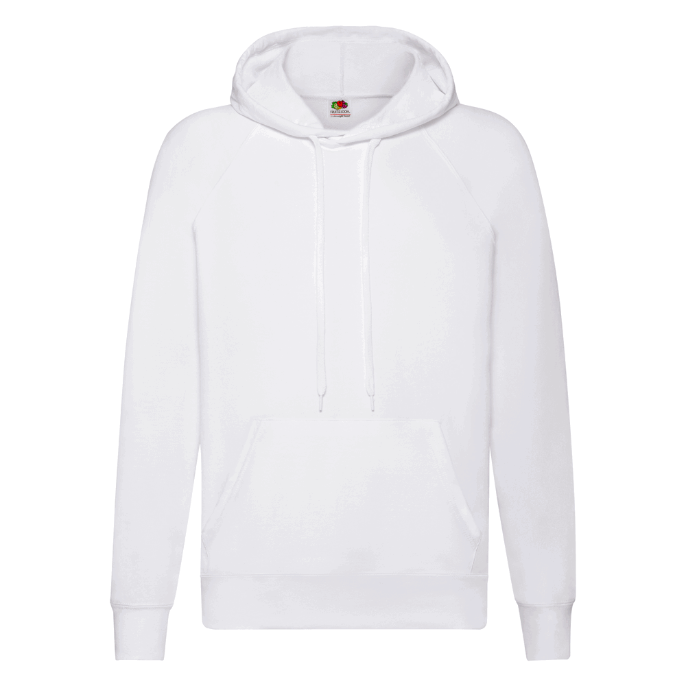 621400 - Lightweight Kapuzen-Sweat - weiß