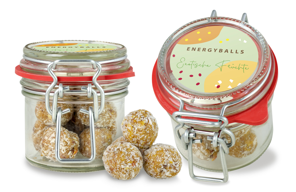 Bügeglas XS Energyballs Exotic