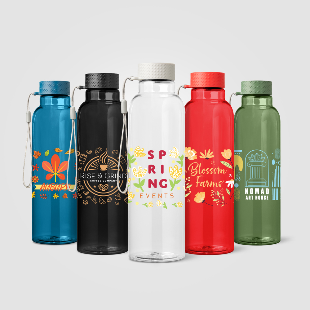 Aura rPET Trinkflasche mit Handschlaufe - 710 ml