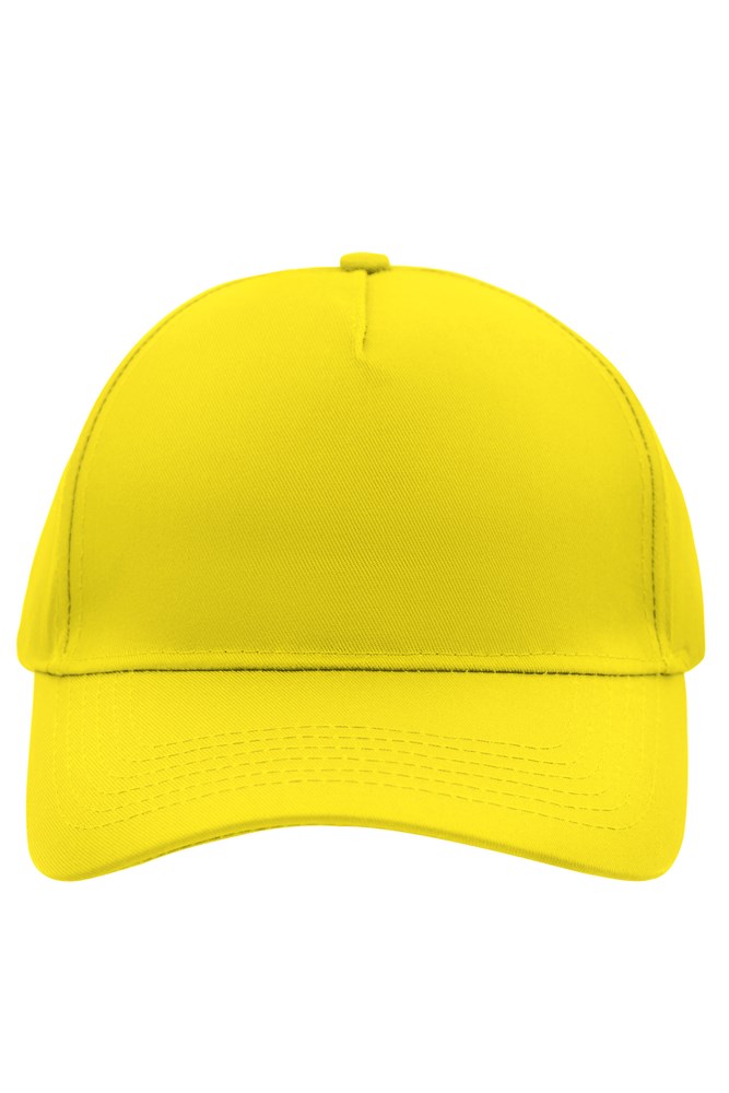 5 Panel Cap - Sun-yellow (ca. Pantone 101C)