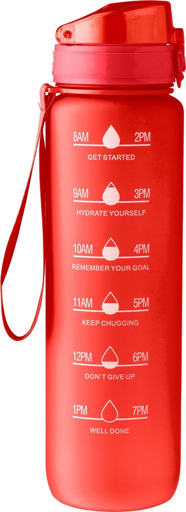 rPET-Trinkflasche Brinley 1000 ml - Rot