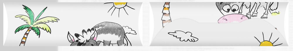 Ausmalset Crazy Donkey