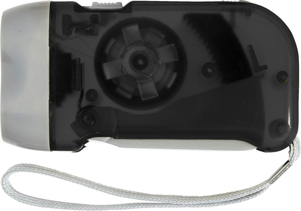 LED-Dynamotaschenlampe aus Kunststoff Tristan - schwarz