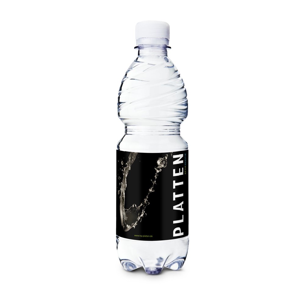 500 ml PromoWater - Mineralwasser, still, Hergestellt in Deutschland - Papier-Etikett
