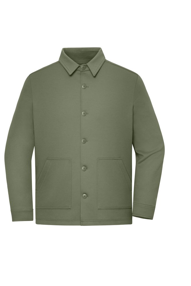 Shirt Jacket Unisex OCS Blended & GRS - Olive (ca. Pantone 7497C)