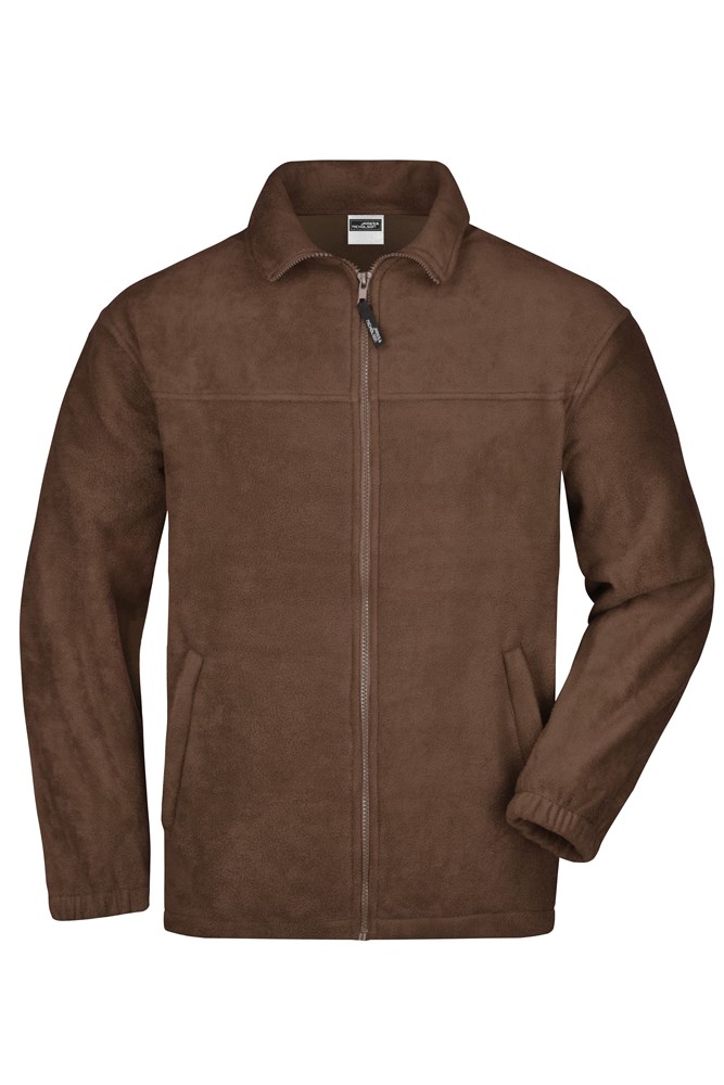Full-Zip Fleece - Brown (ca. Pantone 476C)