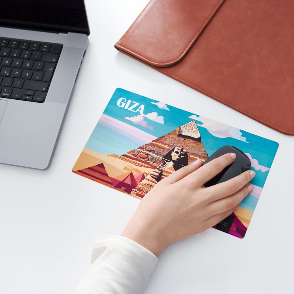 LapKoser® 3in1 Notebookpad 23x20 cm mit individueller Einlegekarte, All-Inclusive-Paket