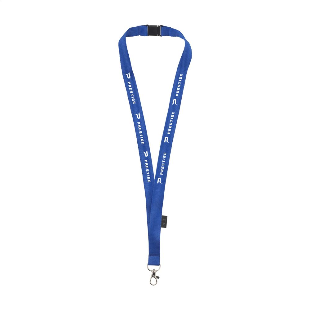 Lanyard Safety GRS RPET 2 cm Schlüsselband - Blau