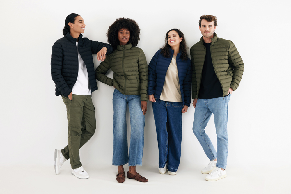 IQONIQ Maiko Herren Steppjacke aus recyceltem Polyester