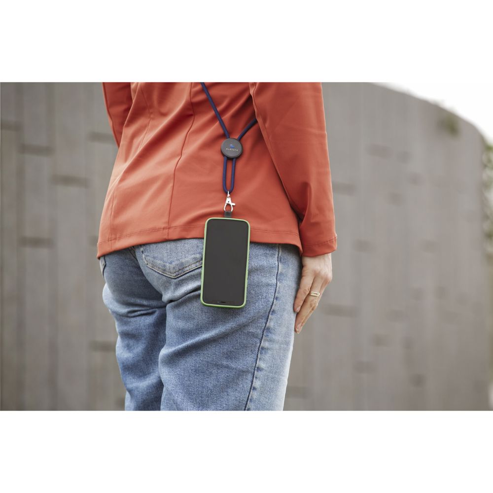 Lace Lanyard GRS RPET 0,5 cm Handy-Schlüsselband