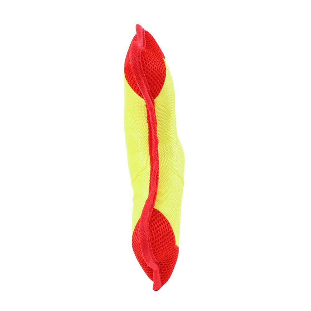 Hundespielzeug Flying Triple, gelb/rot, M