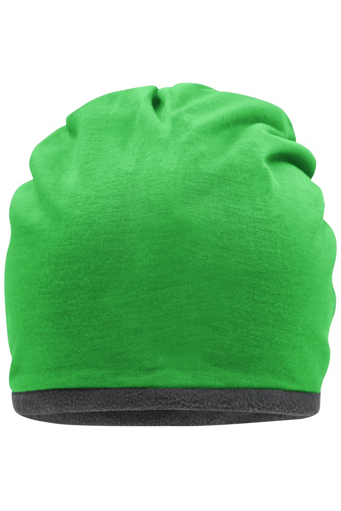 Fleece Beanie - Fern-green/carbon (ca. Pantone 347C
425C)