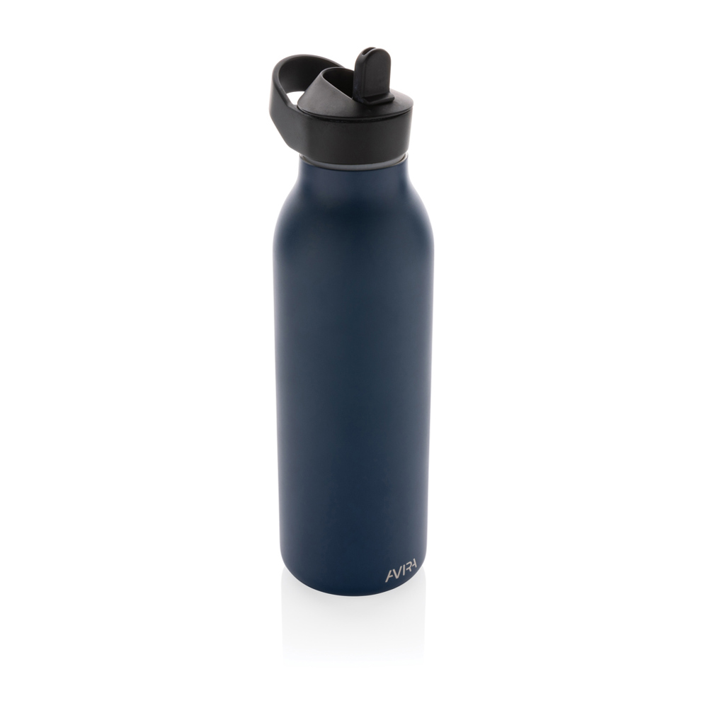 Avira Ara RCS Re-Steel Fliptop Wasserflasche 500ml - navy blau (± PMS 2767C)