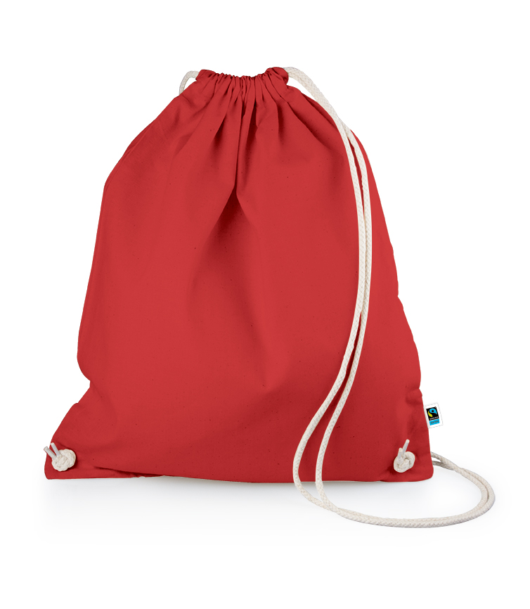 Fairtrade Baumwollrucksack Hanna - red