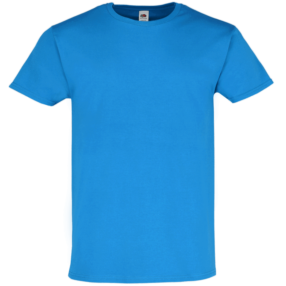 614220 - Iconic 195 T-Shirt (vorher: Ringspun Premium T-Shirt) - azurblau
