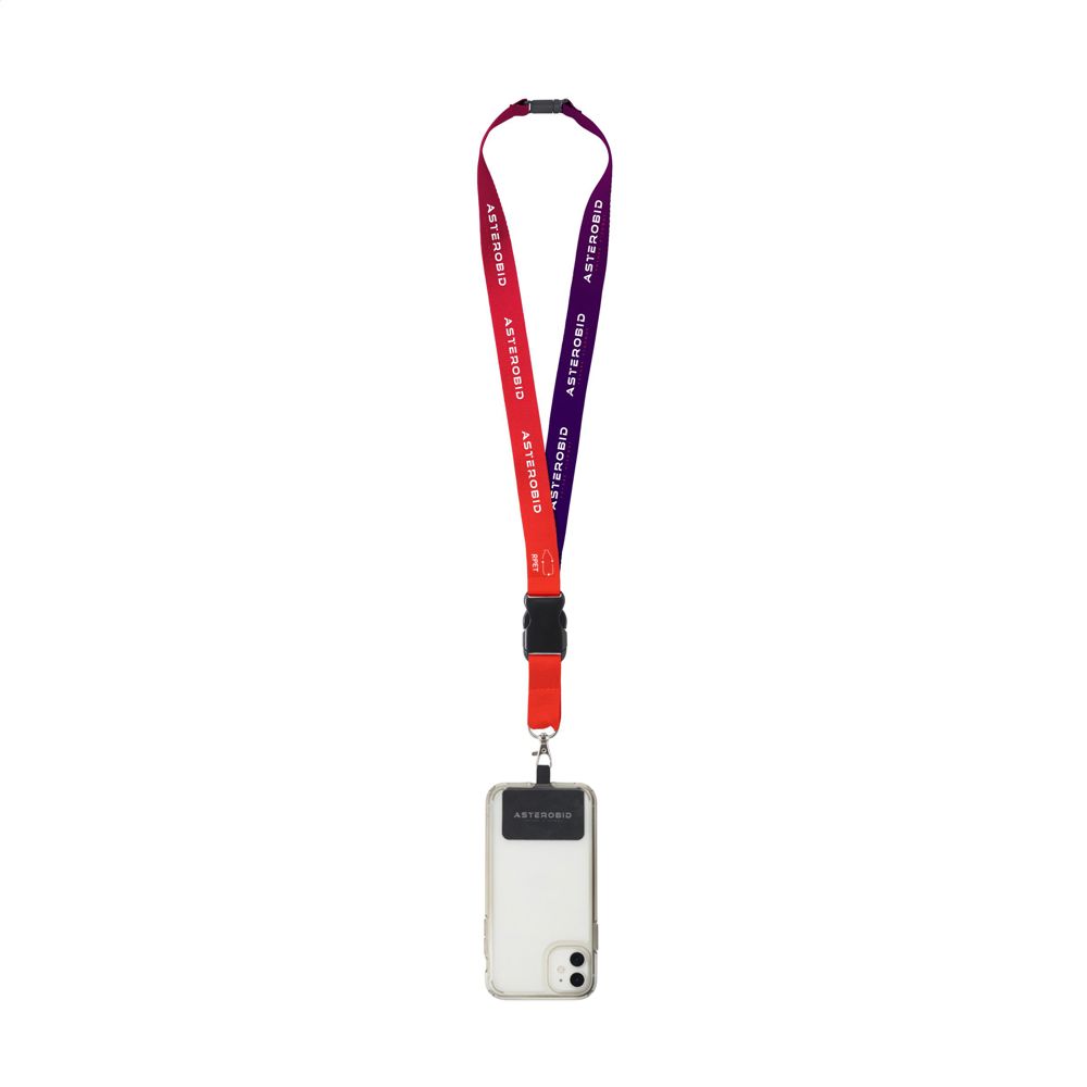 Lanyard Promo Complete Sublimation RPET 2 cm mit Patch