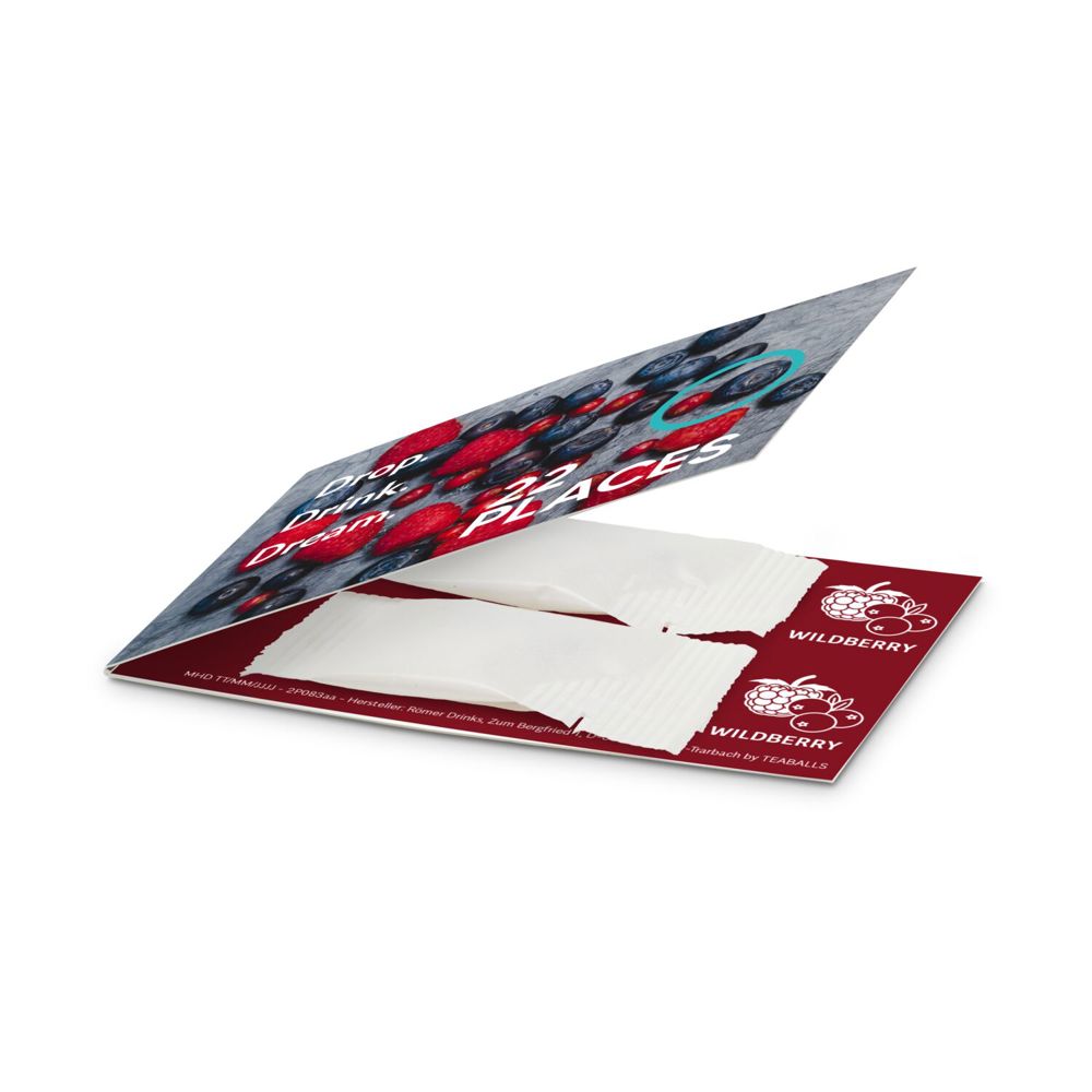 Promo Drops by TEABALLS - 2 Sachets (2x 6-8 Drops Ihrer Wunschsorte für ein Erfrischungsgetränk mit bis zu 1 L)