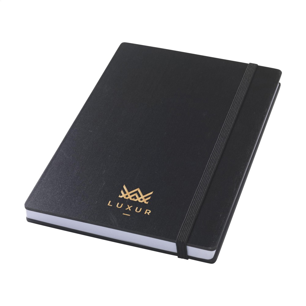 Bamboo Journal Naked Spine Notebook Black A5 Notizbuch