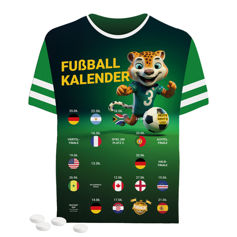 Eventkalender Trikot, Mentos Kaudragee Mint