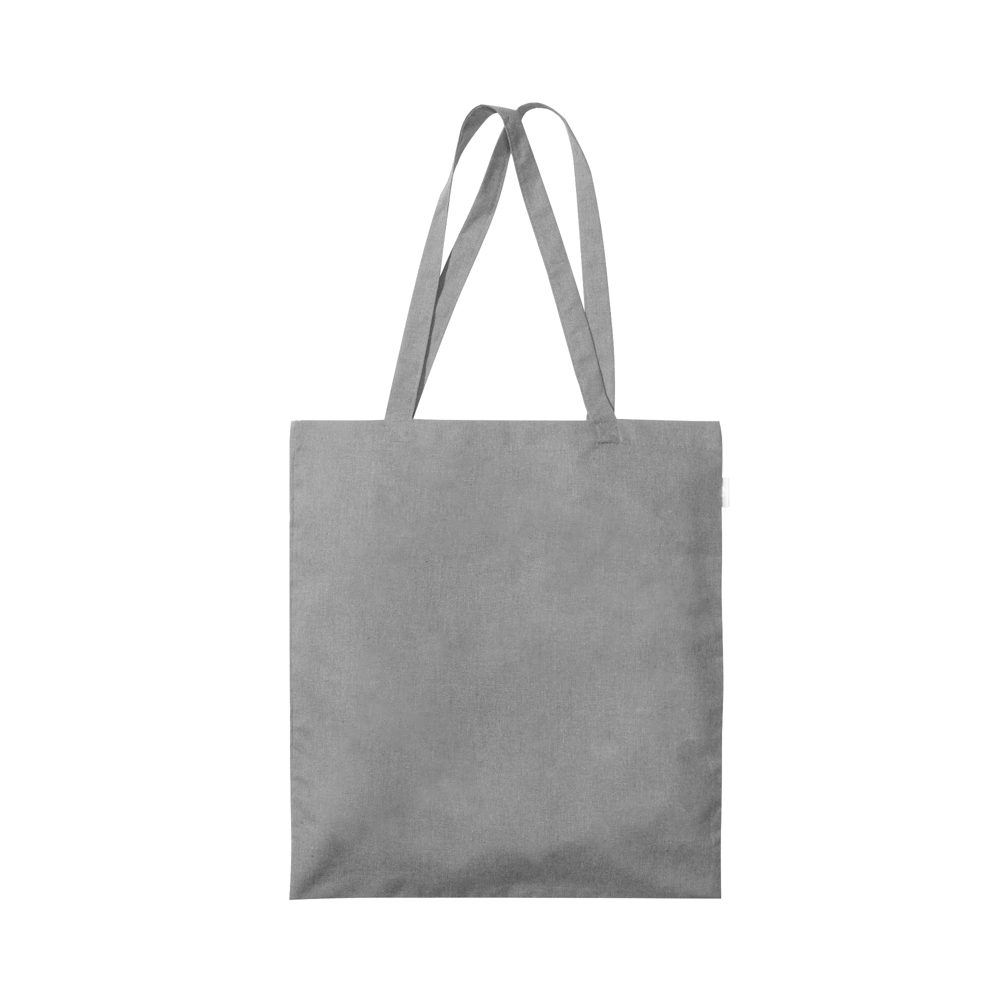 Geo - Tragetasche aus recyceltem Baumwolltuch (140 g/m²)
