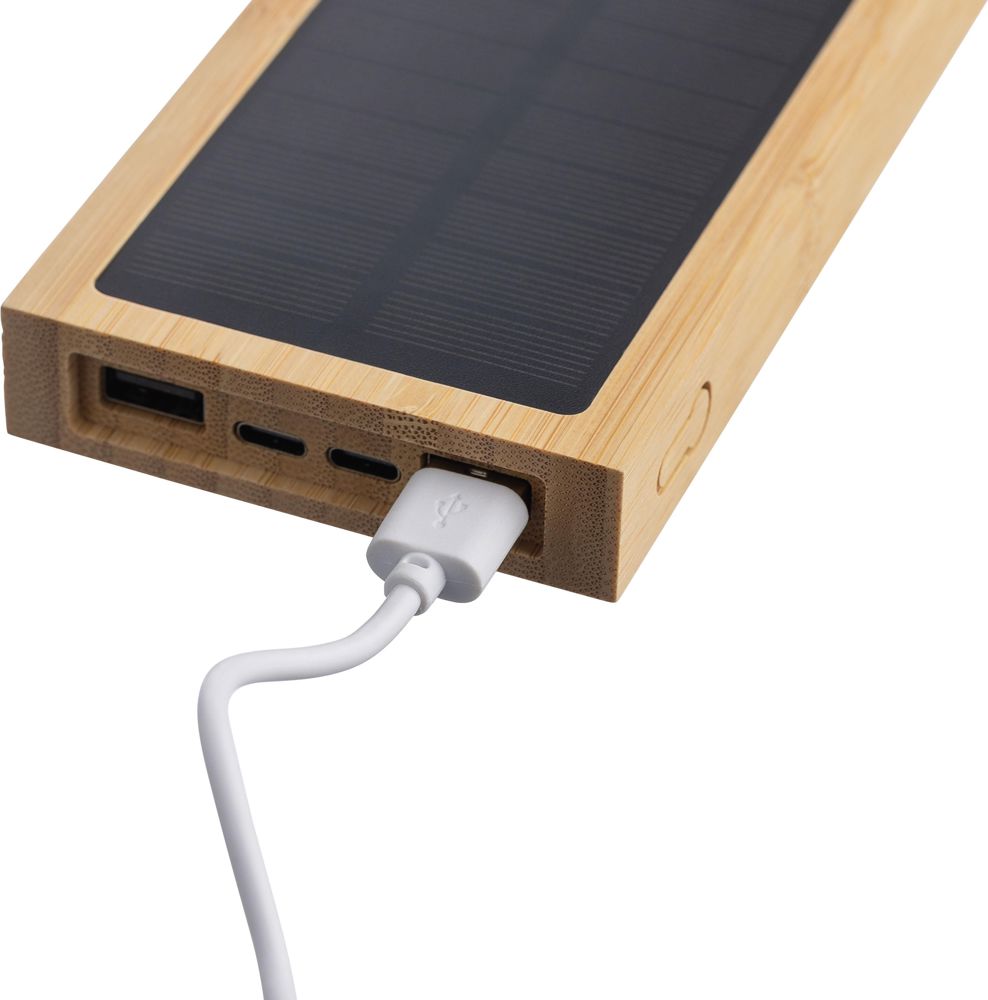 Bambus Solar-Powerbank Elz