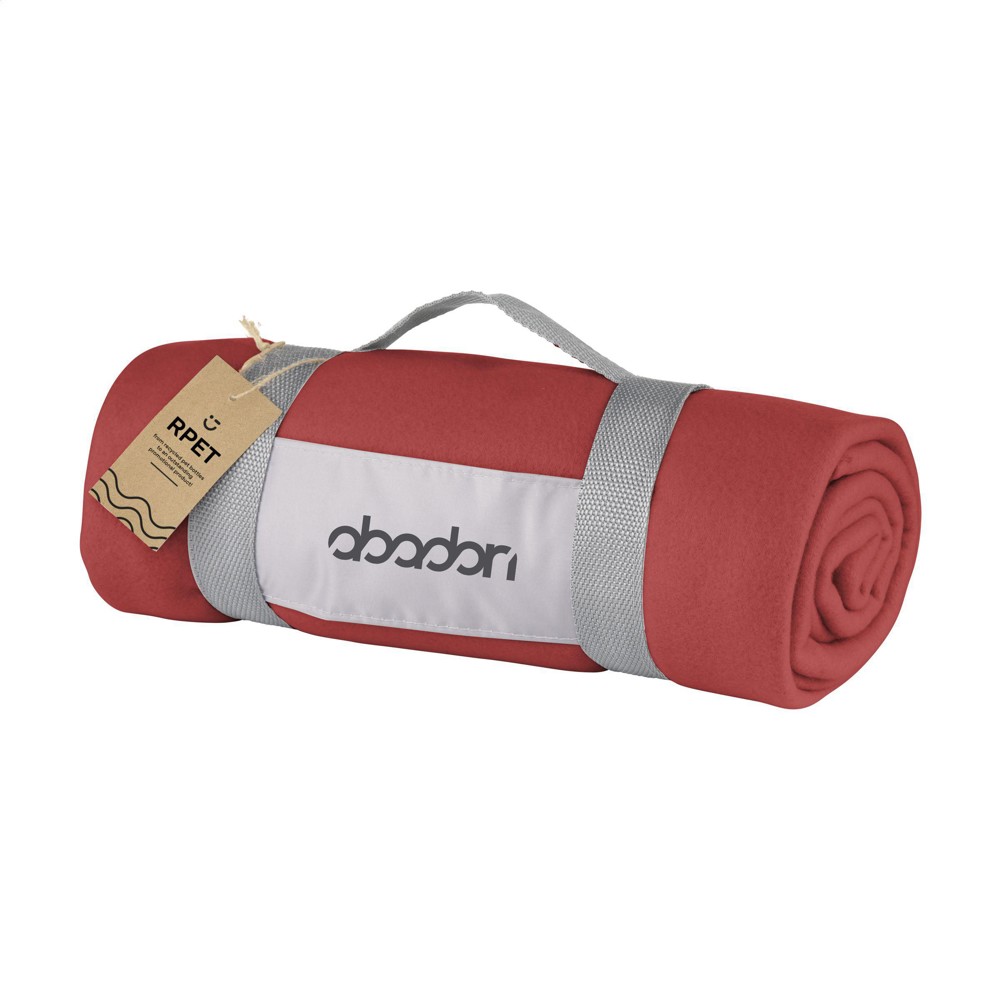SuperSoft RPET (180 g/m²) Fleecedecke - rot (± PMS 1795C)