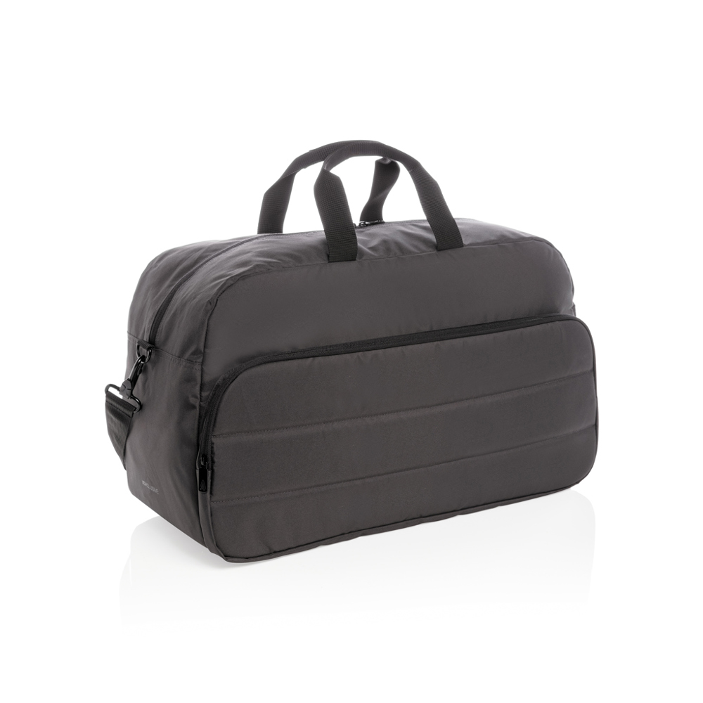 Impact AWARE™ RPET Wochenendtasche - schwarz (± PMS Black)