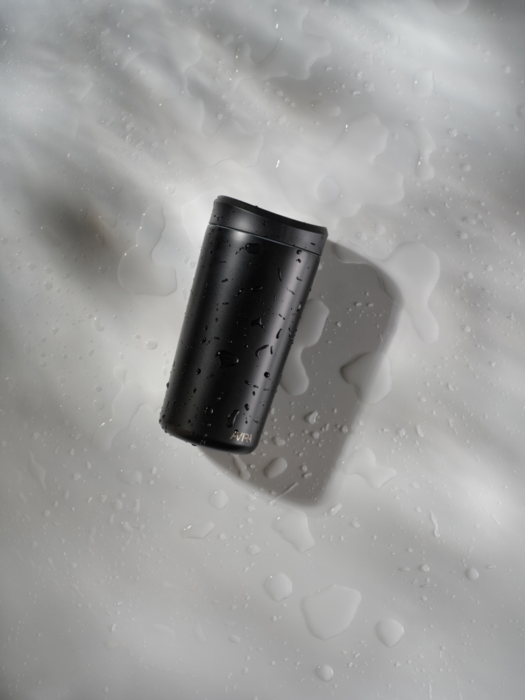 Avira Alix Klickbecher aus RCS rec. Stahl 400ml