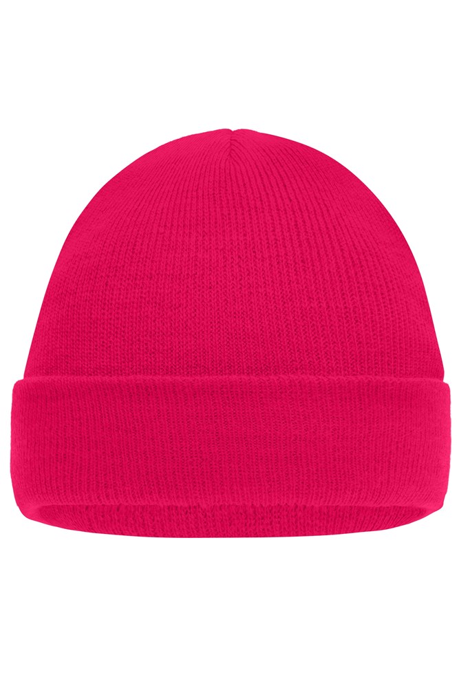 Knitted Cap for Kids - Girl-pink (ca. Pantone 226C)