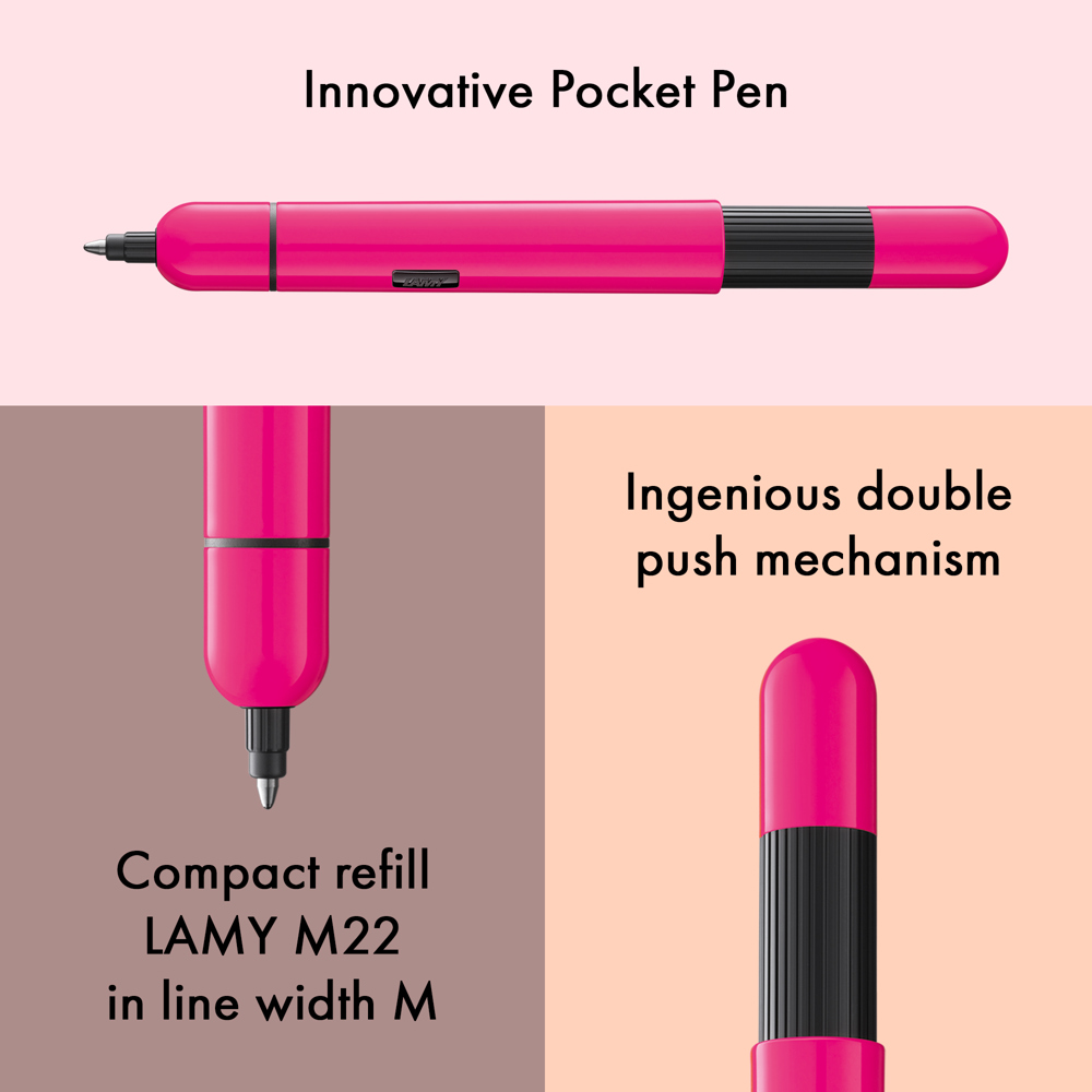 Kugelschreiber LAMY pico neonpink