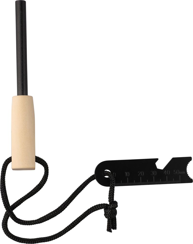 Edelstahl-Feueranzünderstab Azra - Braun