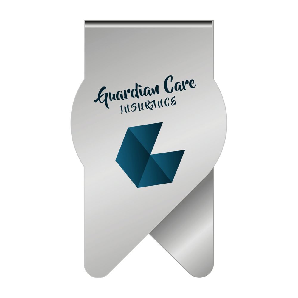 ROMINOX® Mehrweg-Büroklammer X Clip Variante E, idealer Mailingartikel für Dokumente, bis zu 12 Seiten Klemmkraft