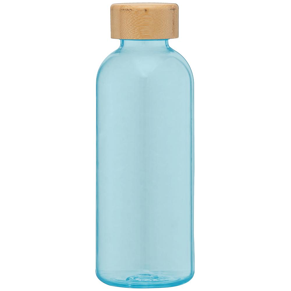 Strom - 650 ml rPET Trinkflasche mit Bambus-Deckel