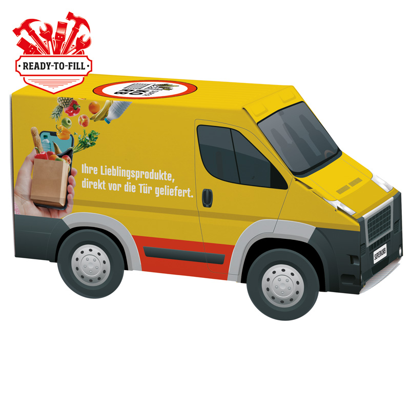 3D Präsent Transporter Individuelle Befüllung