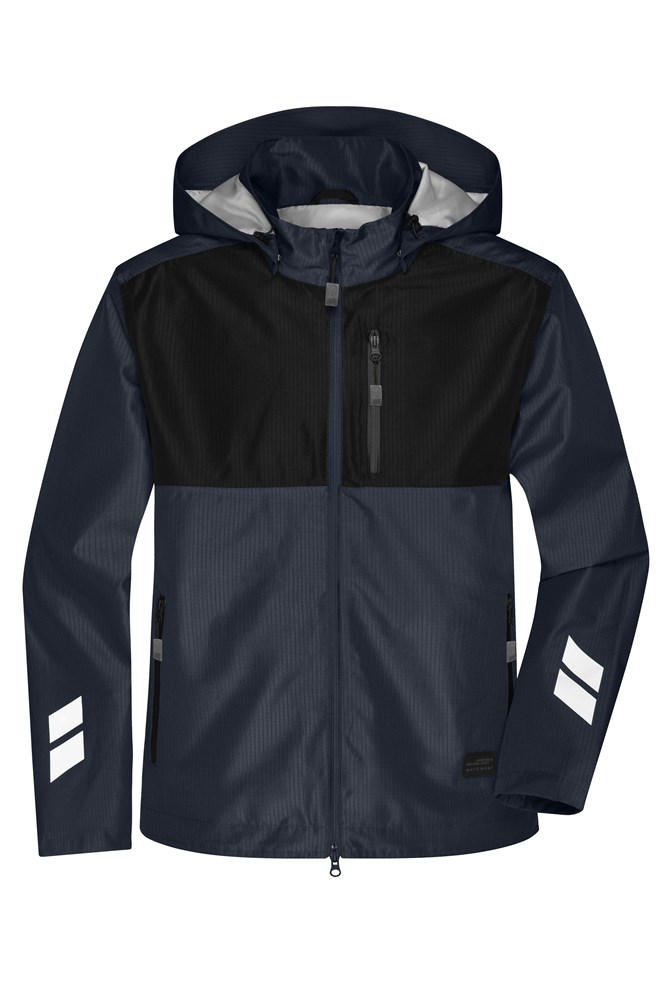 Hardshell Workwear Jacket GRS - Carbon/black (ca. Pantone 425C
blackC)