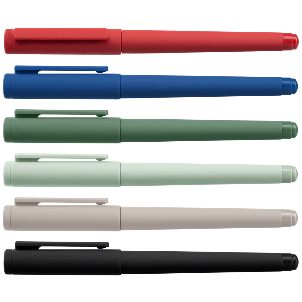 Aeris Gelschreiber einfarbig aus recyceltem Kunststoff