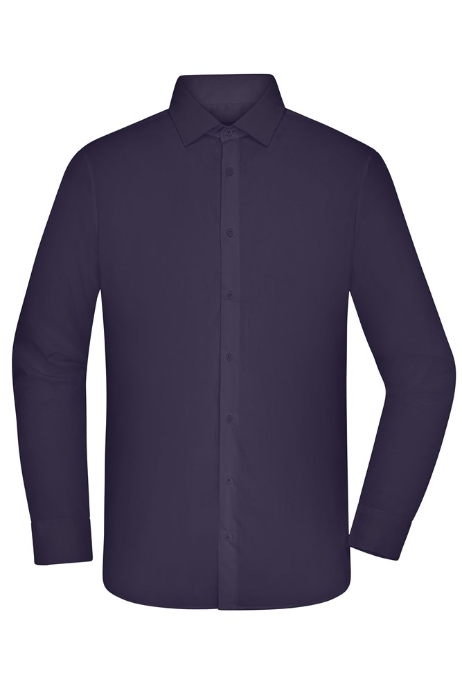 Men's Shirt - MODERN FIT - - Deep-purple (ca. Pantone P 101-16 C)