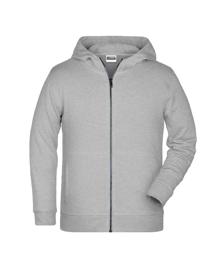 Children's Zip Hoody OCS Blended & RCS - Grey-heather (ca. Pantone 442C)