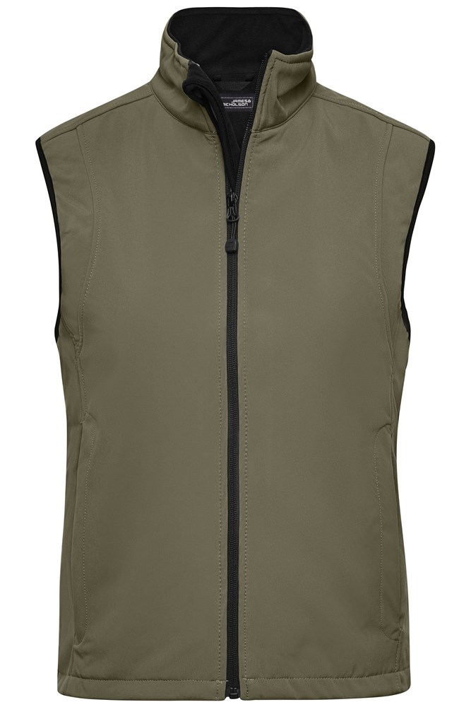 Ladies' Softshell Vest - Olive (ca. Pantone 5743U)