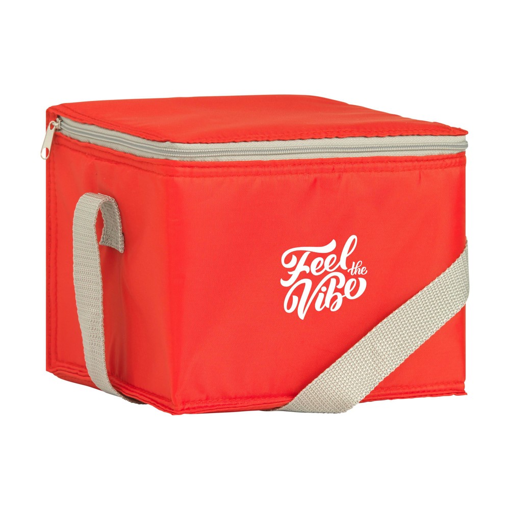 CoolMate GRS RPET Kühltasche - rot (± PMS 199C)