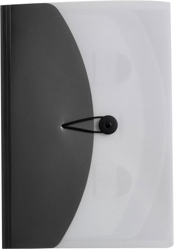 Dokumentenmappe aus Kunststoff Louise - Schwarz