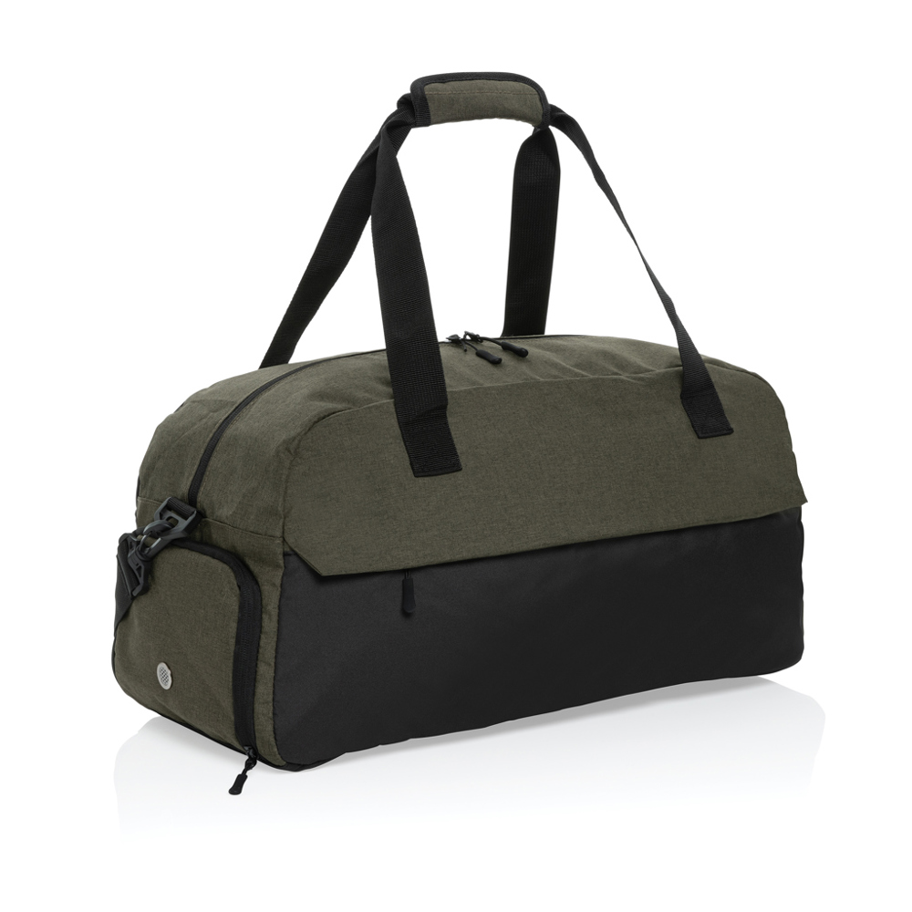 Kazu AWARE™ RPET Weekend-Duffel-Bag - grün (± PMS Green)