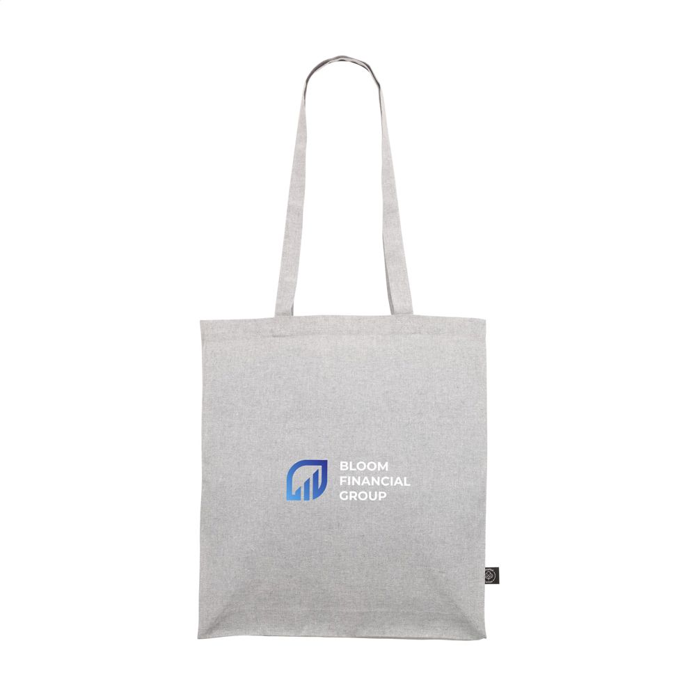 Colour Square Bag GRS Recycled Cotton (150 g/m²) Tasche - grau