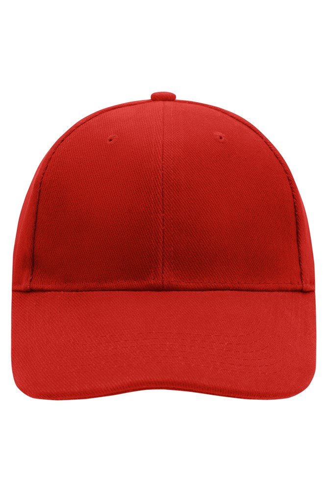 6 Panel Cap Laminated - Red (ca. Pantone 186C)